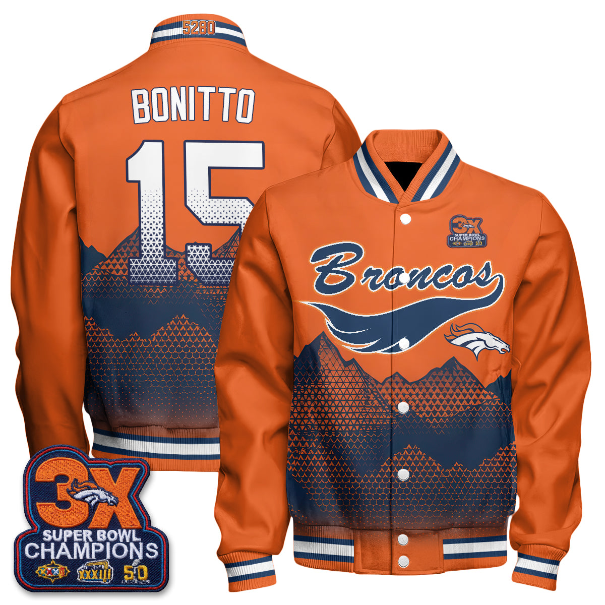 DEN Fangear Edition Baseball Jacket - Printed