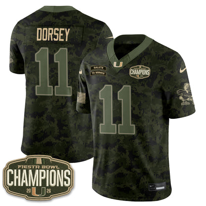 MIA 2026 Salute to Service Vapor Jersey - Stitched
