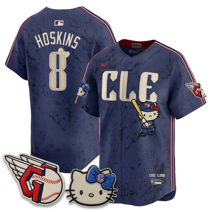 Cleveland Guardians x Meow KT Vapor Jersey - Stitched