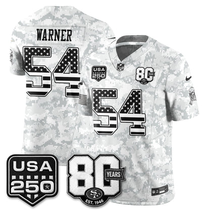 SF 2026 Salute to Service Edition Vapor Jersey - Stitched
