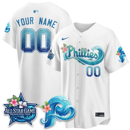 Philadelphia Phillies Aloha Spirit Vapor Limited Custom Jersey - Stitched