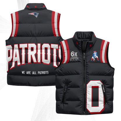 NE Rivalries Puffer Vest - Printed