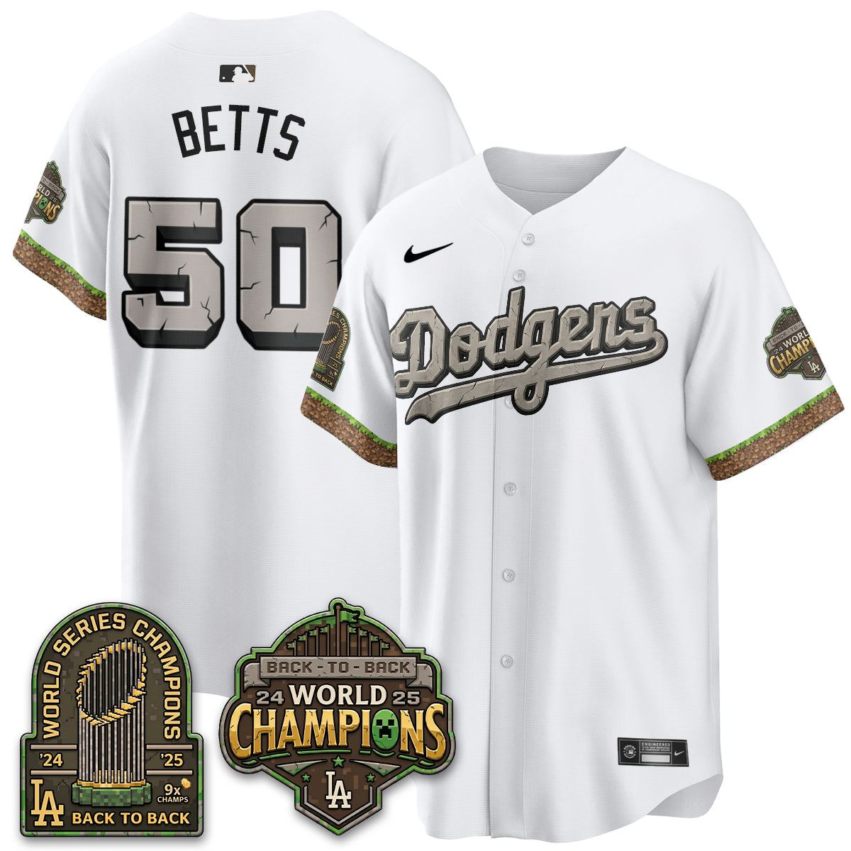 Los Angeles Dodgers x Voxel Game Vapor Jersey - Printed