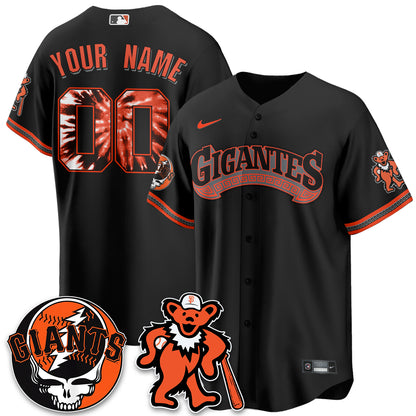 SF x Grateful Dead Vapor Custom Jersey - Stitched