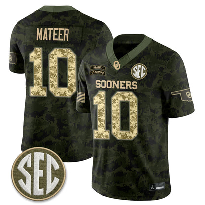 OU 2026 Salute to Service Vapor Jersey - Stitched