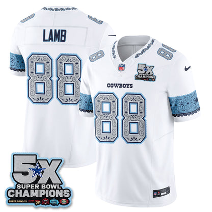 Dallas Cowboys 2026 Hispanic Month Edition Vapor Jersey - Stitched