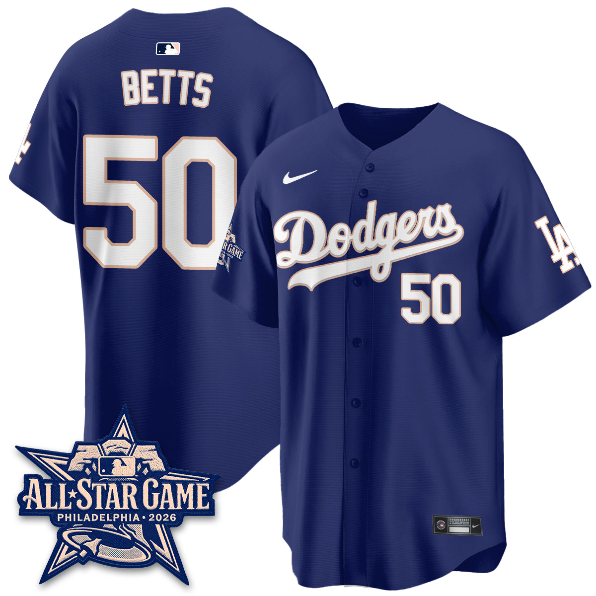 Los Angeles Dodgers All Star Game 2026 Vapor Jersey - Stitched