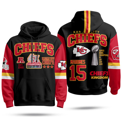 KC 4X Champs Gold Edition Fleece Hoodie - Printed