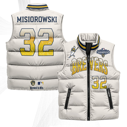 MIL 2026 NL Division Champs Puffer Vest - Printed