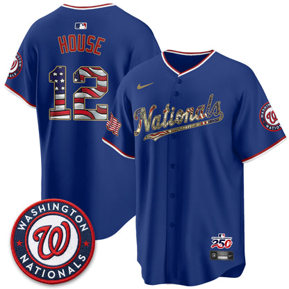 WSH 2026 Independence Day USA Vapor Jersey - Stitched