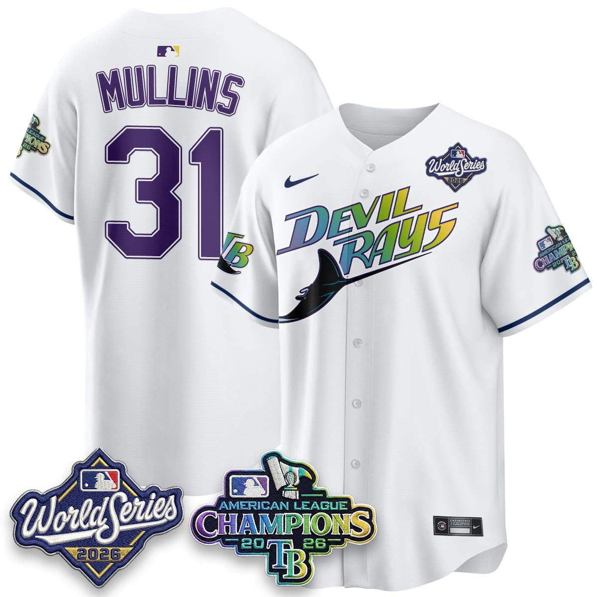 TBR WS26 &  2026 AL Champions Limited Gray Jersey - Stitched N2