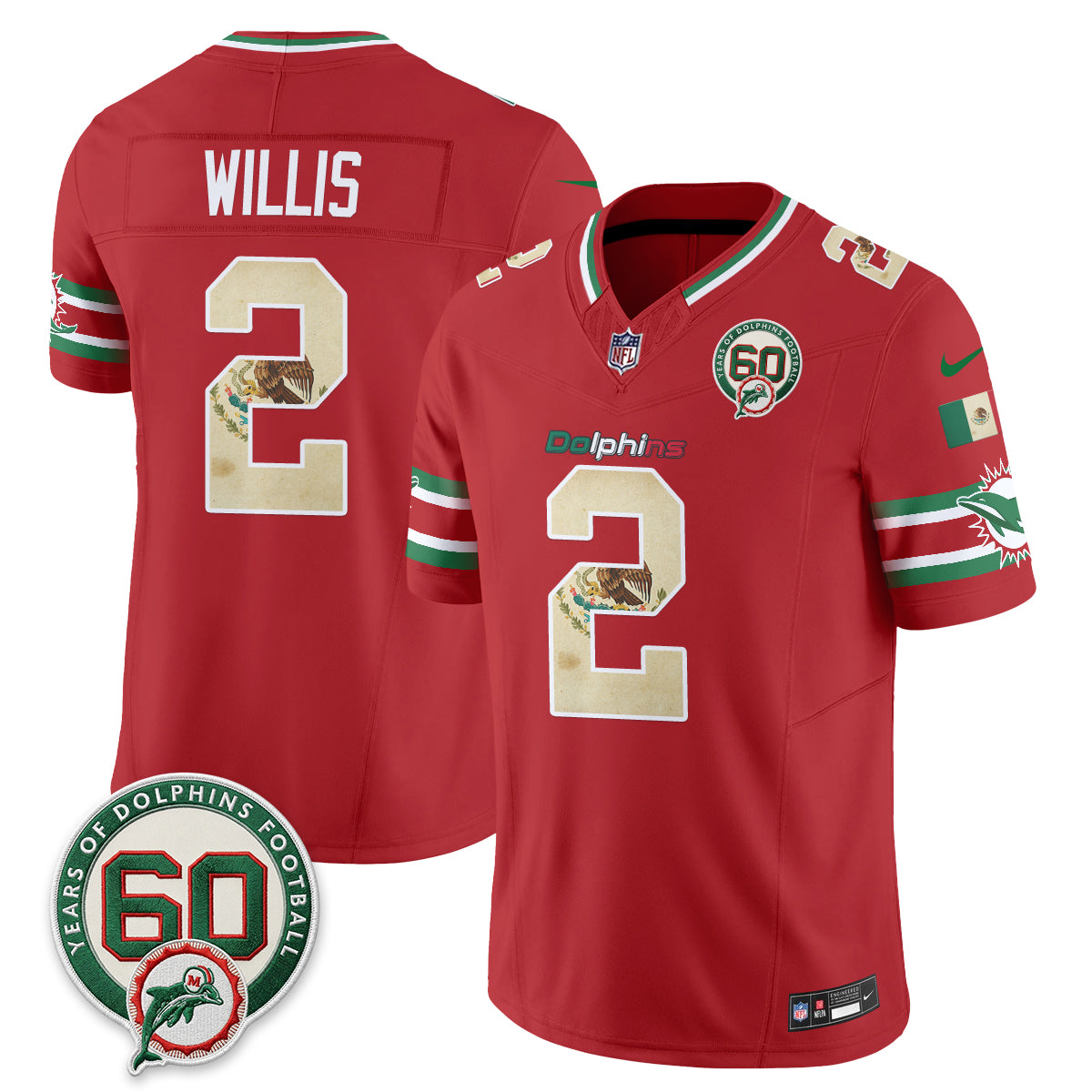 MIA Mexico Edition Vapor Jersey - Stitched