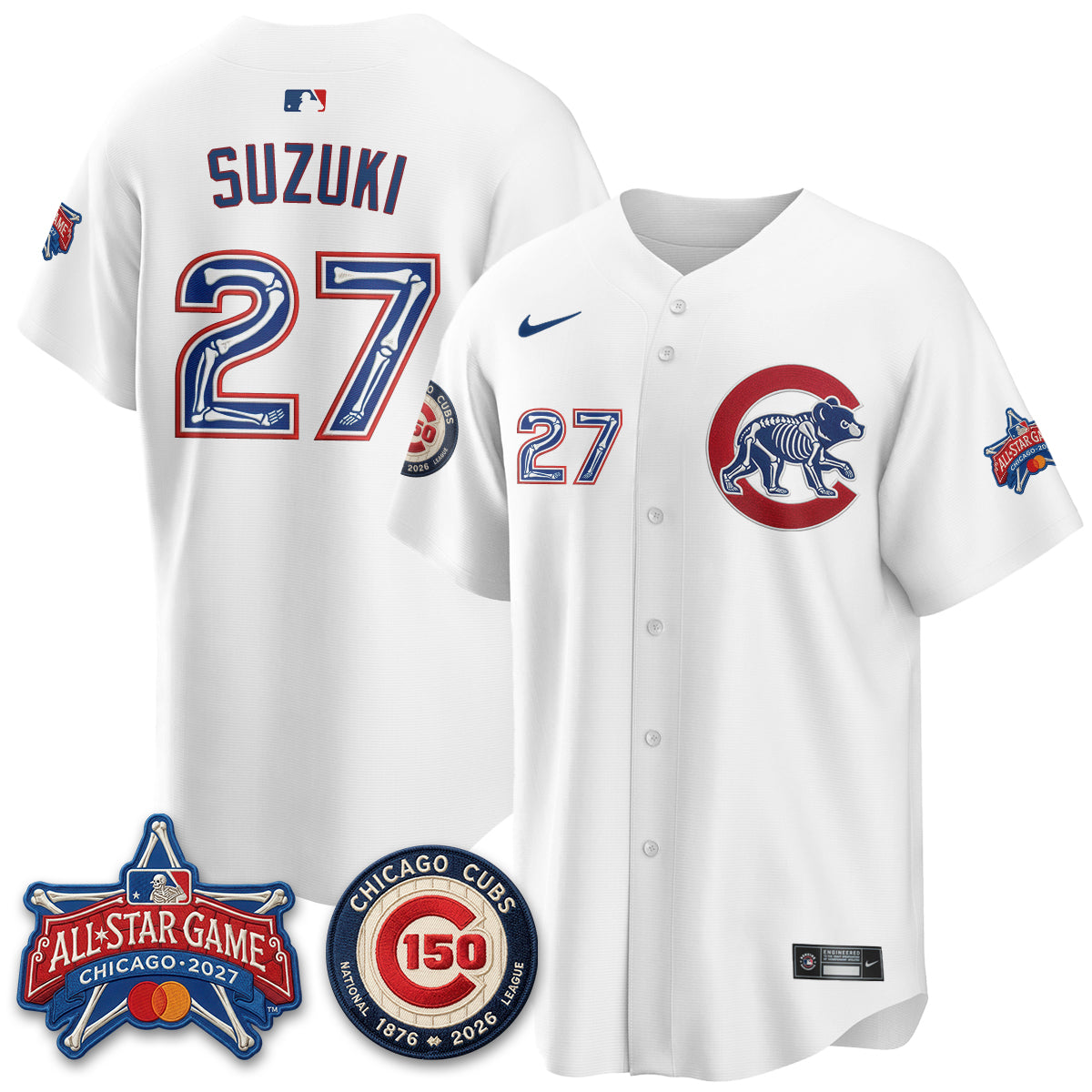 CHC Skeleton Edition Vapor Limited Jersey - Stitched