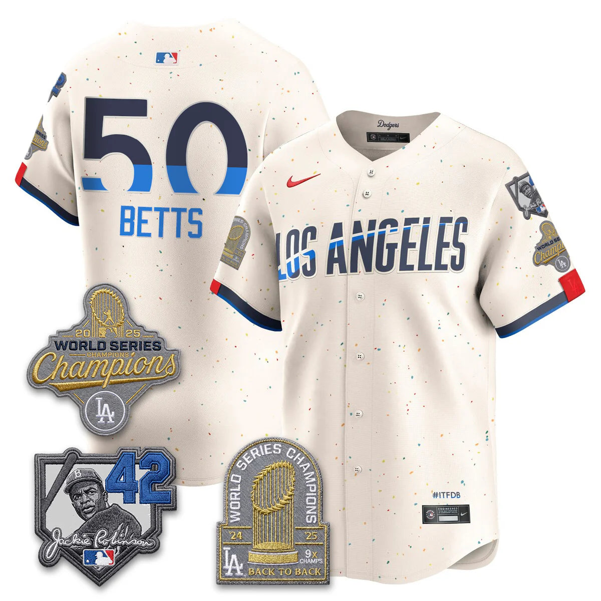 LAD -  2026 Jackie Robinson Day Vapor Limited Jersey - All Stitched