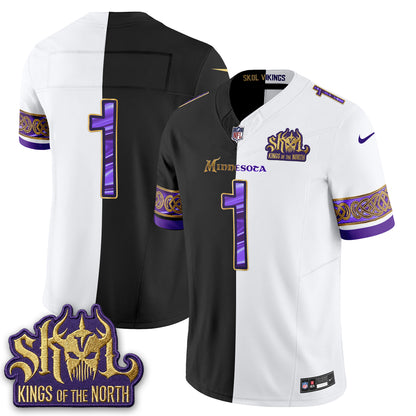 Minnesota Vikings Warrior Split Edition Vapor Jersey - Stitched