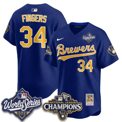 MIL 2026 NL Champions Throwback Jersey - Stitched