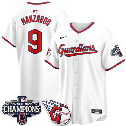 CLE 2026 AL Central Champs Vapor Jersey - Stitched