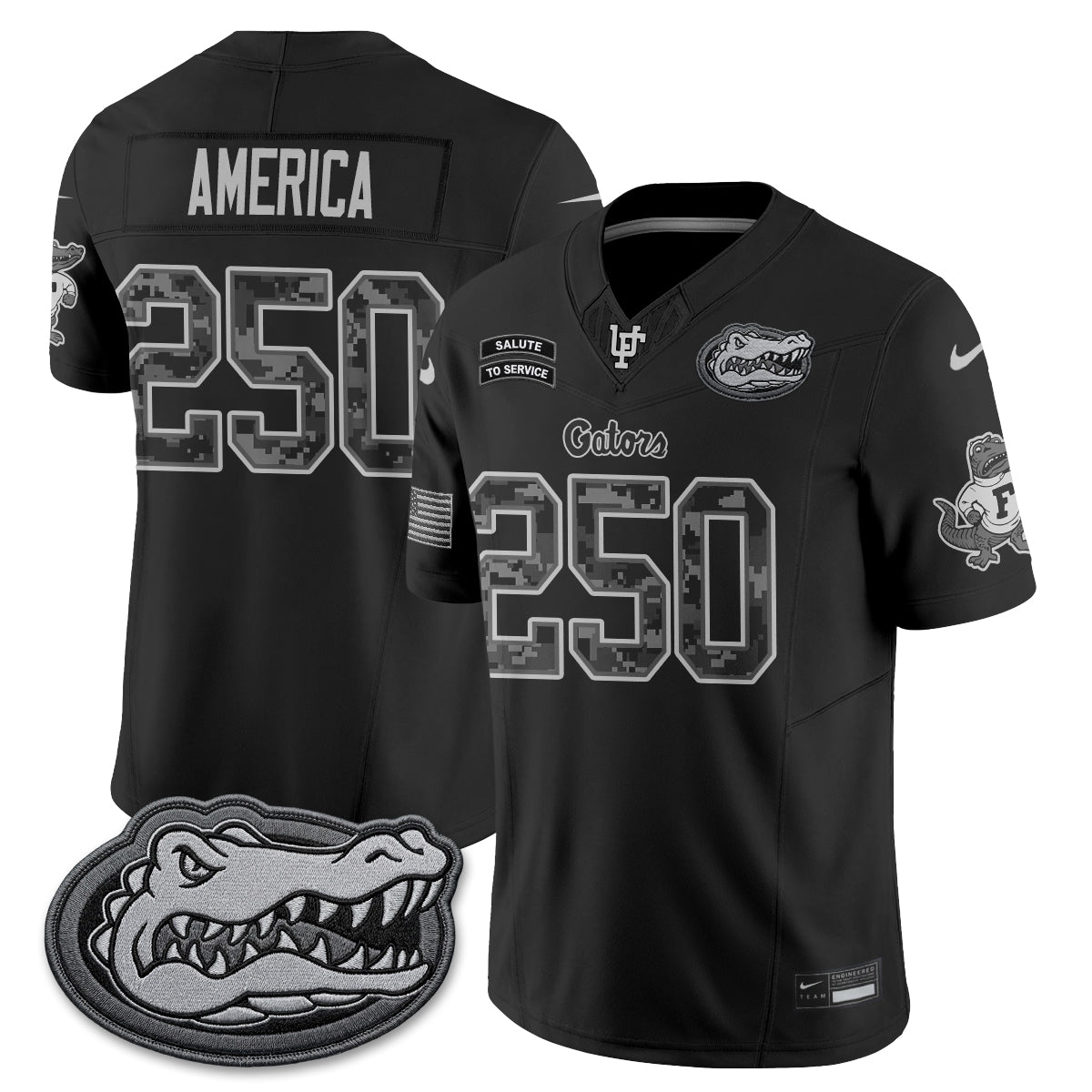 UF 2026 Salute to Service Vapor Jersey - Stitched