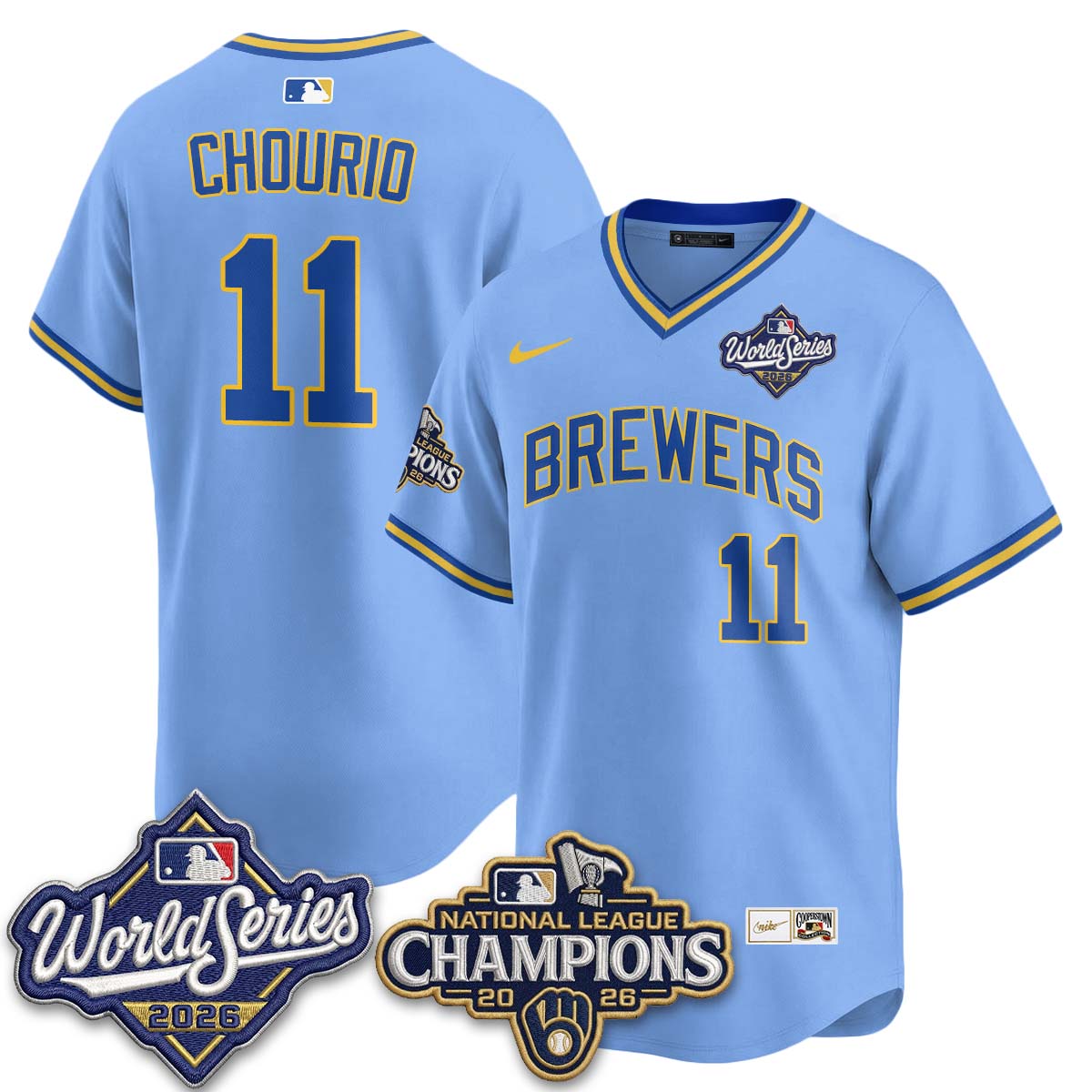 MIL 2026 NL Champions Throwback Jersey - Stitched