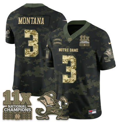 ND 2026 Salute to Service Vapor Jersey - Stitched