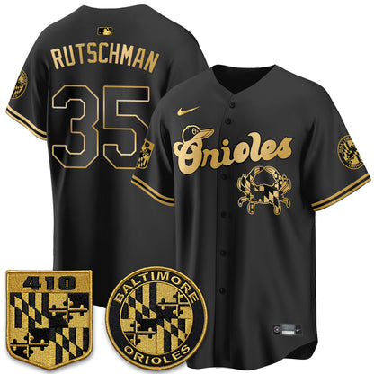 Baltimore Orioles Maryland Flag Vapor Limited Jersey - Stitched