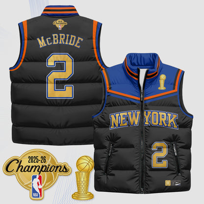 NYK Champions Night Puffer Vest - Printed