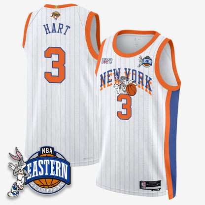 New York Knicks 2026 NBA Finals x Bunny Vapor Jersey - Stitched
