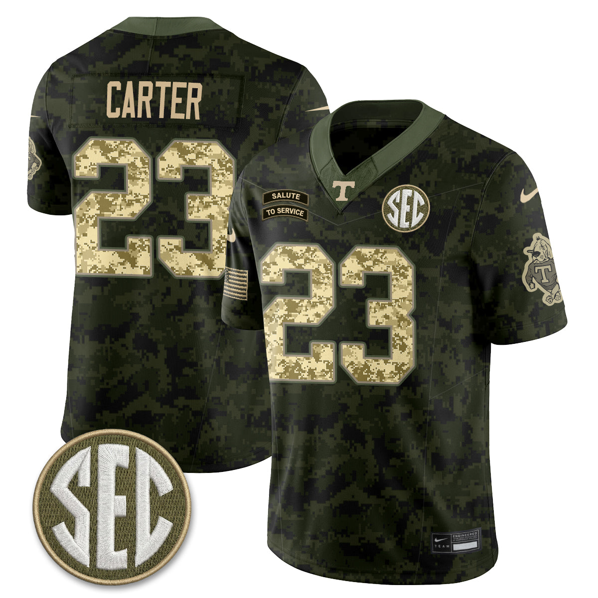 TENN 2026 Salute to Service Vapor Jersey - Stitched