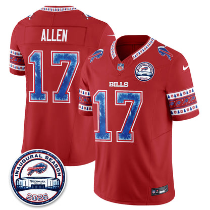 BUF Xmas Edition Vapor Jersey - Stitched