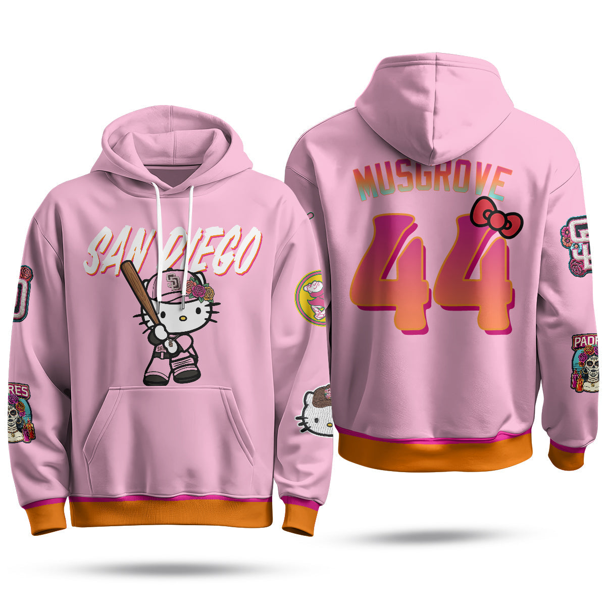 SD x Meow KT Fleece Hoodie - Printed