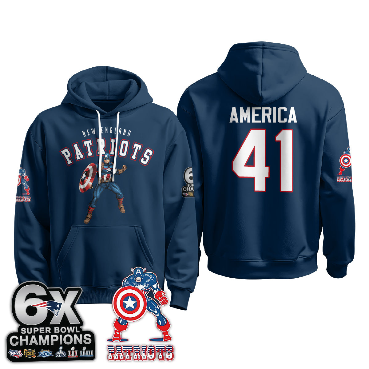 NE x Liberty Guardian Edition Pullover Hoodie V1 - Printed