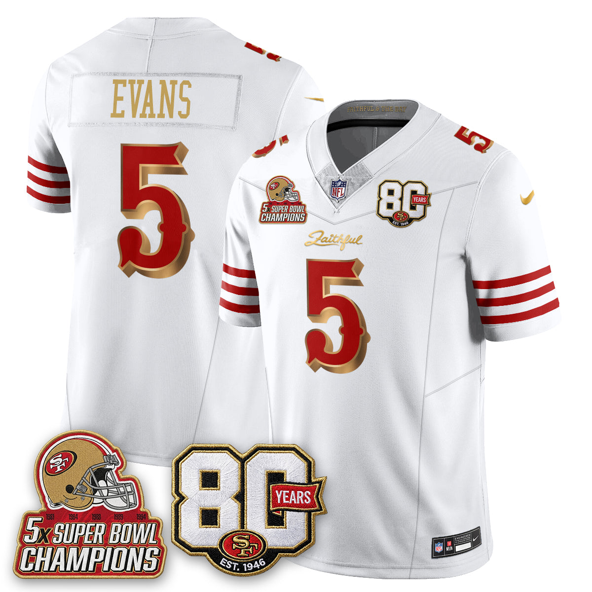 SF 80 Years & 5X Champs Rivalries Edition - Stitched (2)