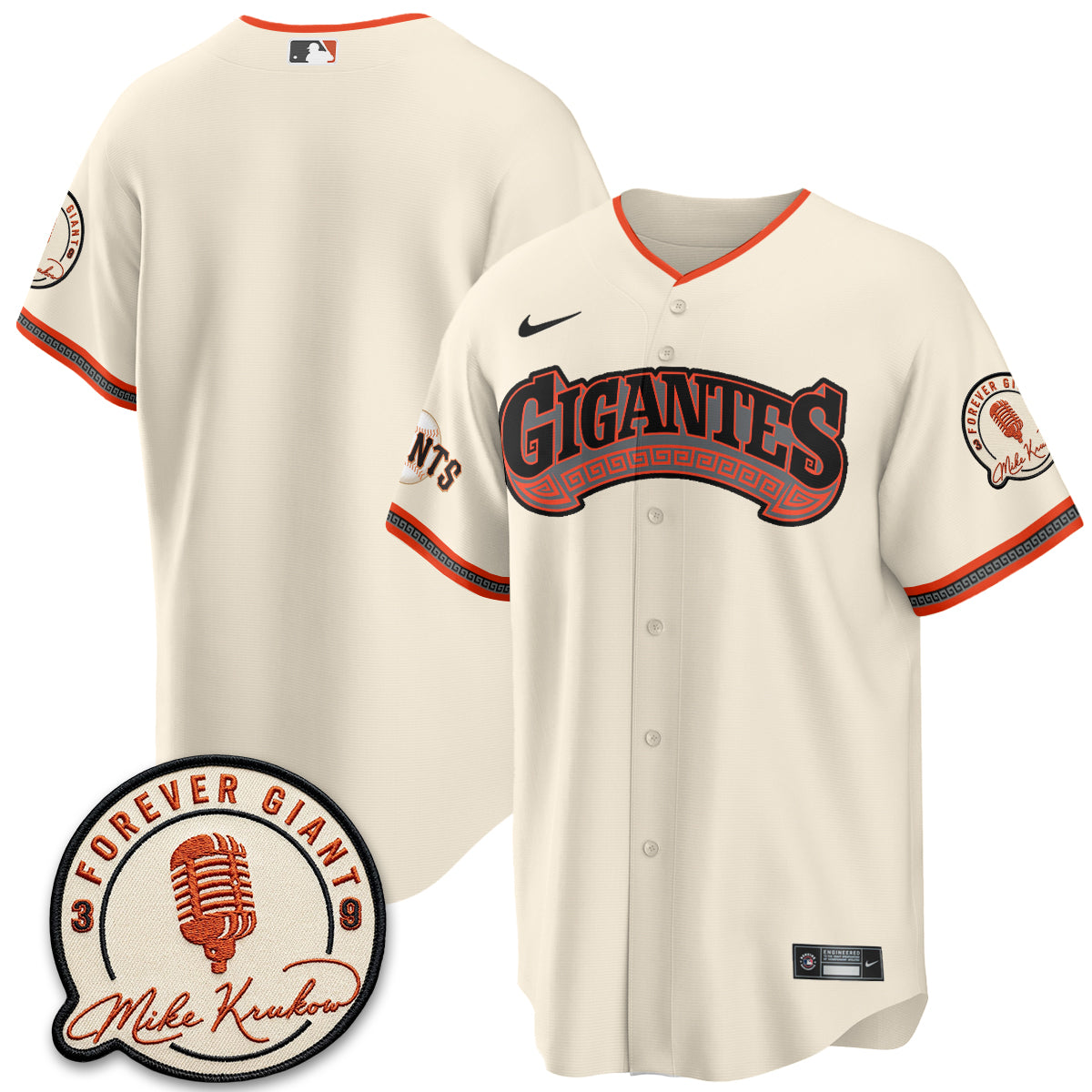 SF Mike Krukow Vapor Jersey - Stitched