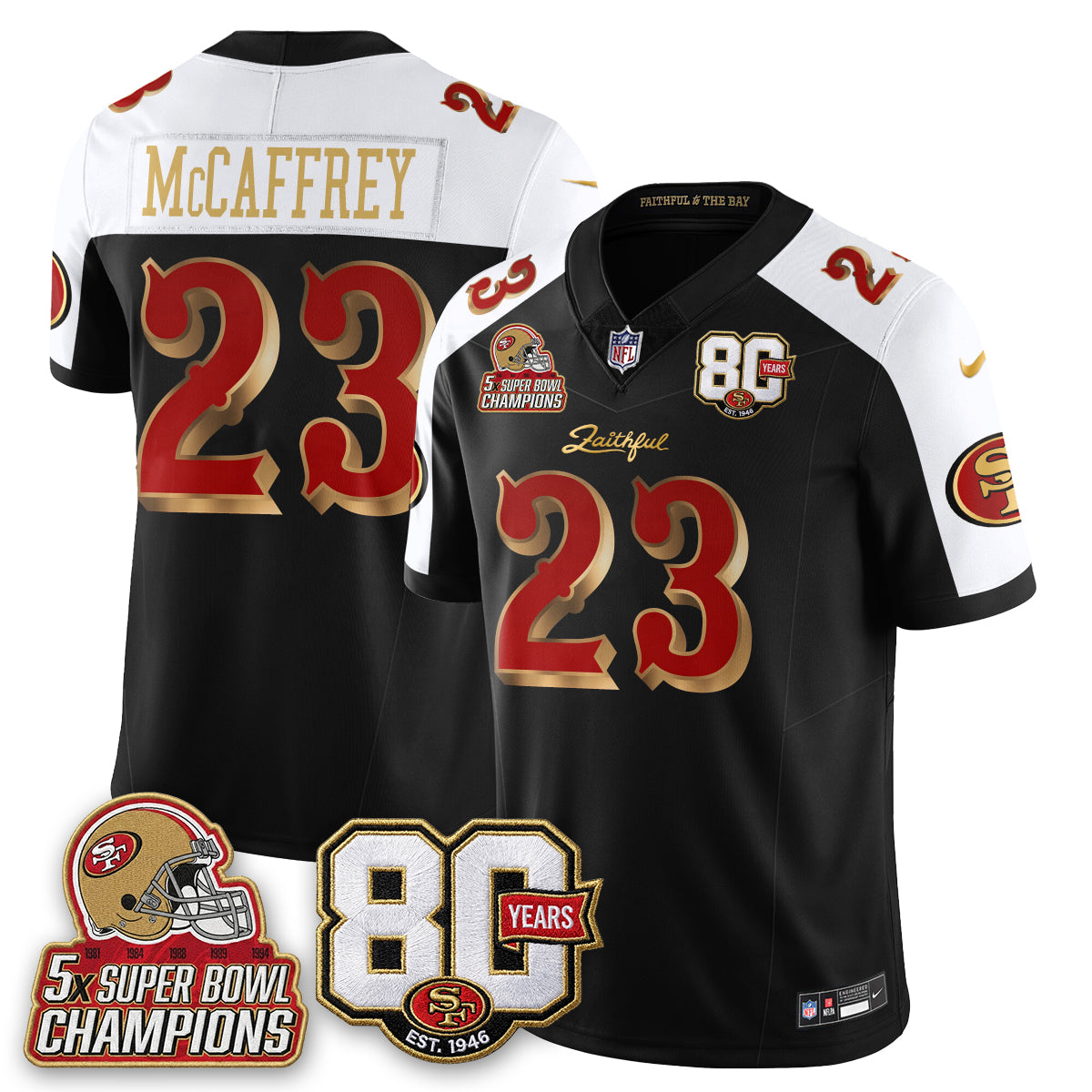 SF 80 Years & 5X Champs Rivalries Edition - Stitched (2)