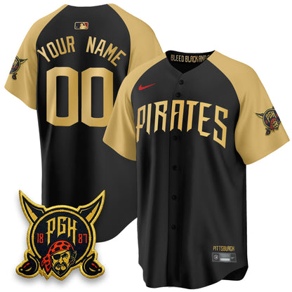 Custom PIT 2026 City Connect Vapor Limited Jersey - All Stitched