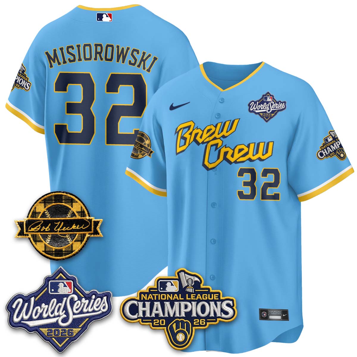 MIL 2026 NL Champions - Uecker Patch Navy Limited Edition - Stitched N1