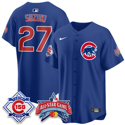 Chicago Cubs 2027 All Star Game Vapor Limited Jersey - Stitched