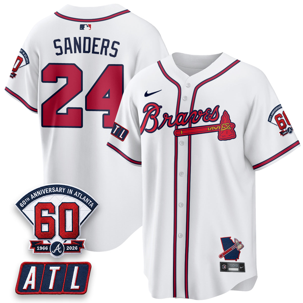ATL 2026 60th Anniversary Vapor City Connect Limited Jersey - All Stitched