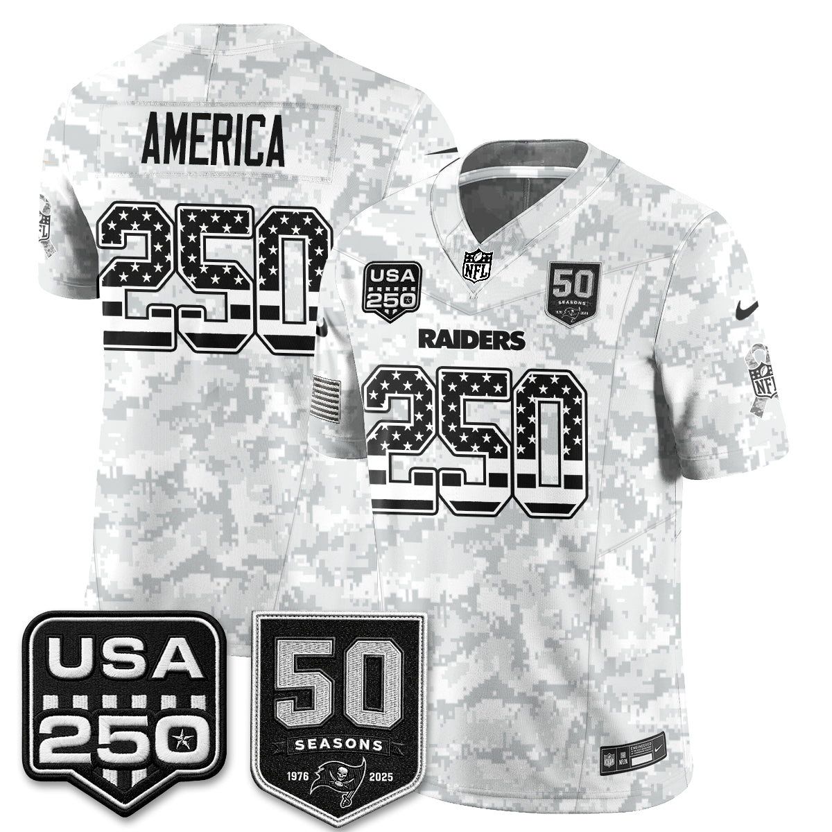Tampa Bay Buccaneers 2026 Salute to Service Edition Vapor Jersey - Stitched