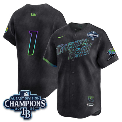 Tampa Bay Rays 2026 AL East Champs Vapor Jersey - Stitched
