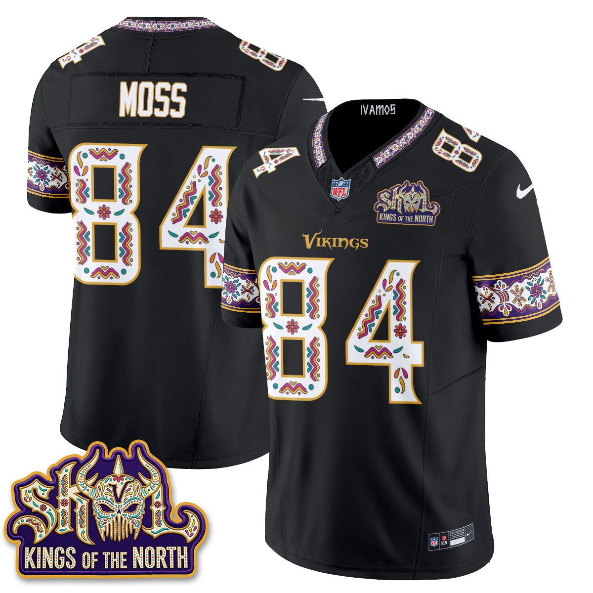 Minnesota Vikings  Latino Heritage Month Vapor Jersey - Stitched