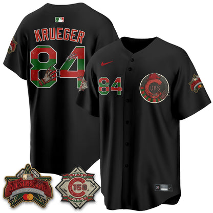 CHC A Nightmare on Wrigley Field Edition Vapor Jersey - Stitched