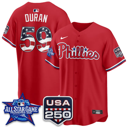 Philadelphia Phillies 2026 All Star Edition Vapor Jersey - Stitched