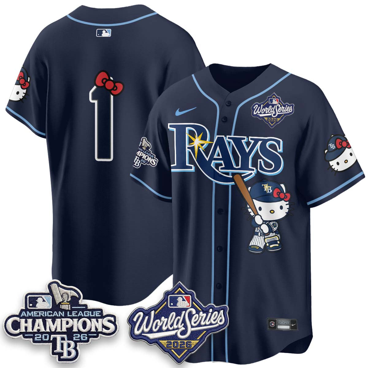 TB 2026 AL Champions x Meow KT Vapor Jersey - Stitched