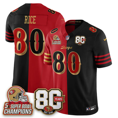 SF 80 Years & 5X Champs Rivalries Edition - Stitched (2)