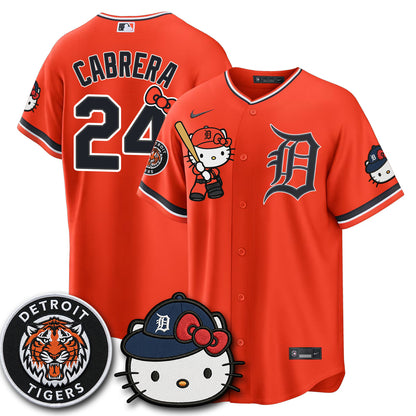 Detroit Tigers x Meow KT Edition Vapor Limited Jersey - Stitched