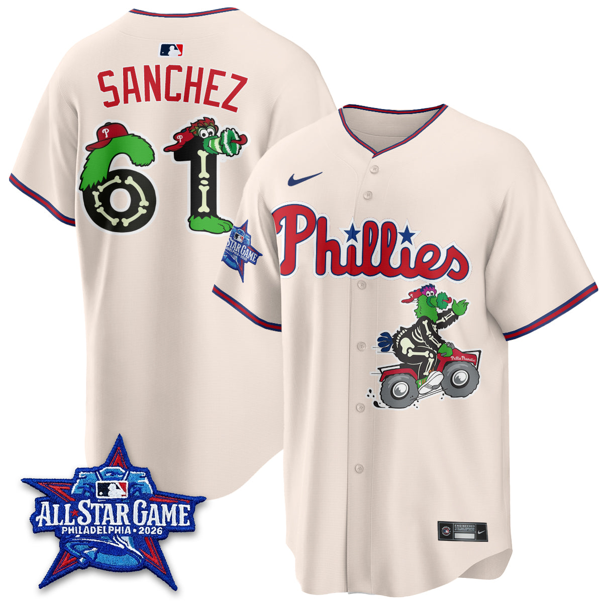 PHI Skeleton Edition Vapor Jersey - Stitched