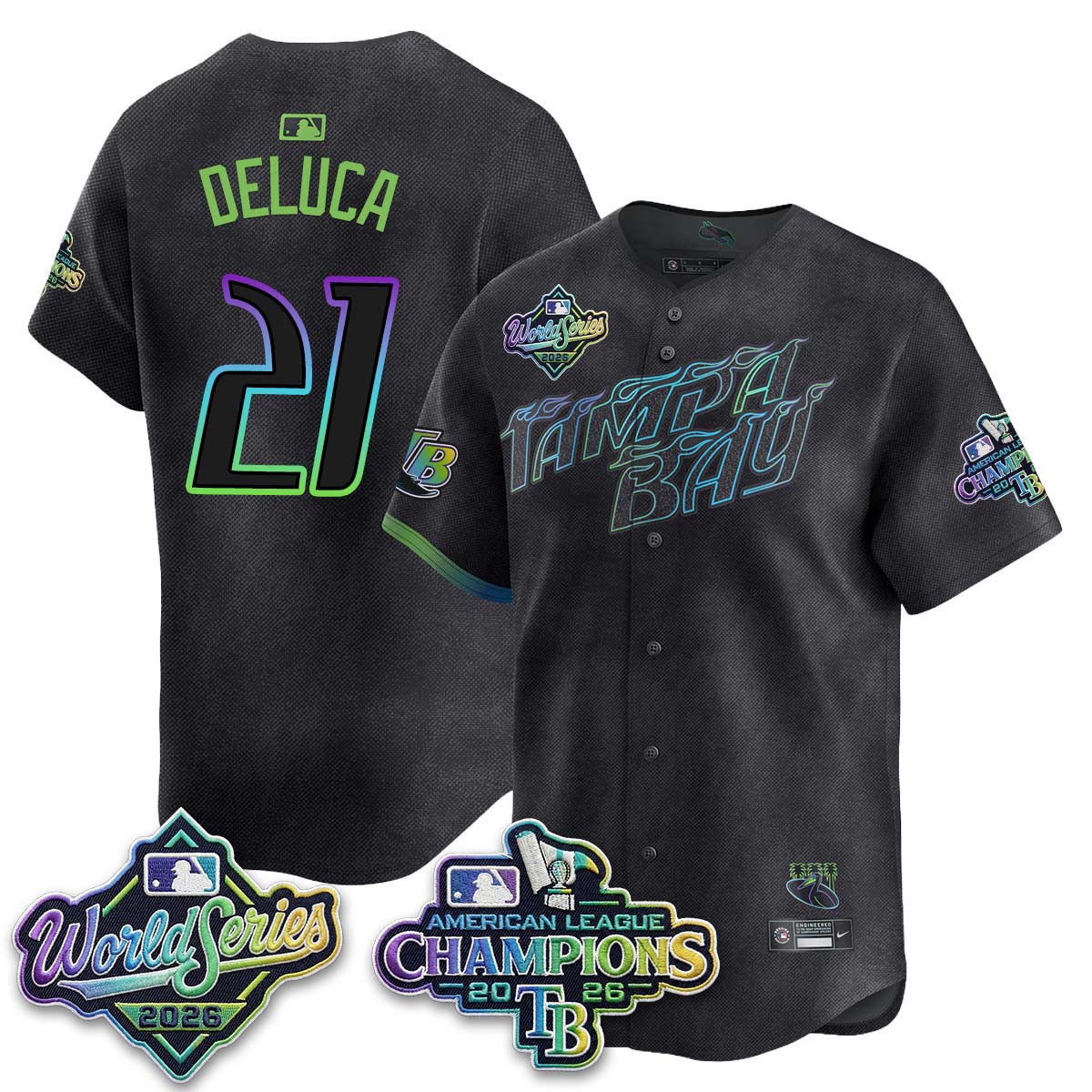 TBR WS26 &  2026 AL Champions Limited Gray Jersey - Stitched N2