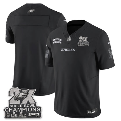 Philadelphia Eagles Salute to Service V2 Vapor Jersey - Stitched