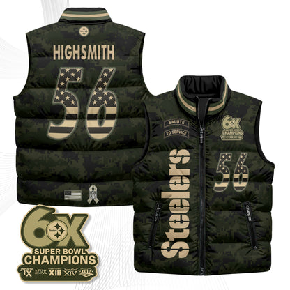 PIT 2026 Salute to Service Puffer Vest - Printed